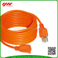 Alambre de EE. UU. YH08146-02 12/3 100 100 pies SJTW Cable de extensión iluminada de servicio pesado amarillo